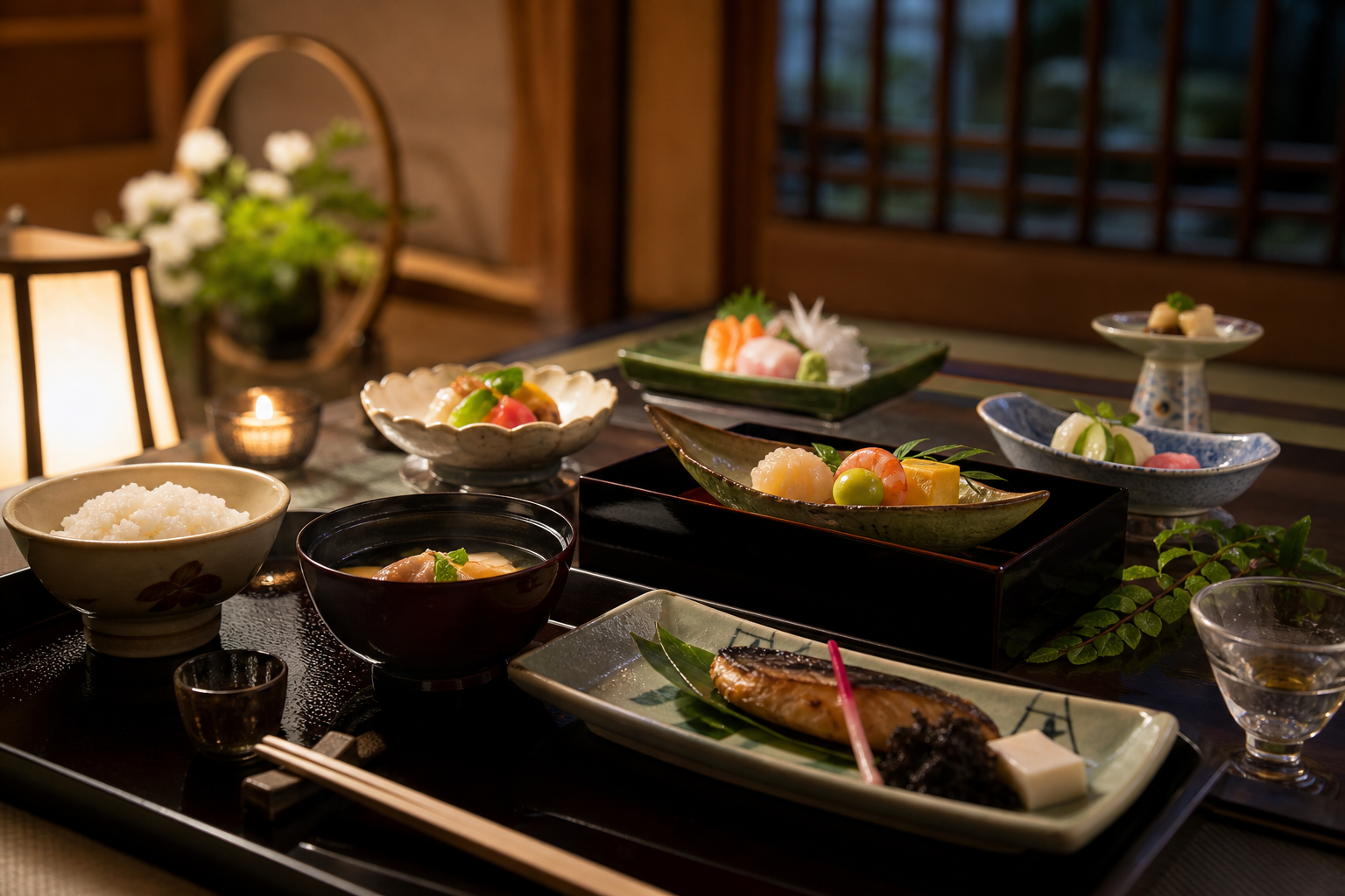 旅館の会席料理